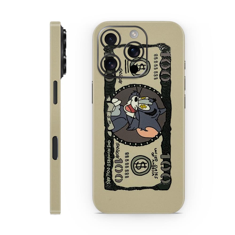 Iphone 16 pro tom dollar 3d skin wrapitskin