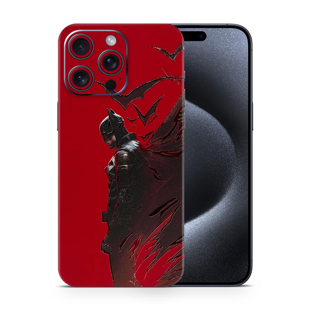 Iphone 15 pro max red knight 3d skin wrapitskin