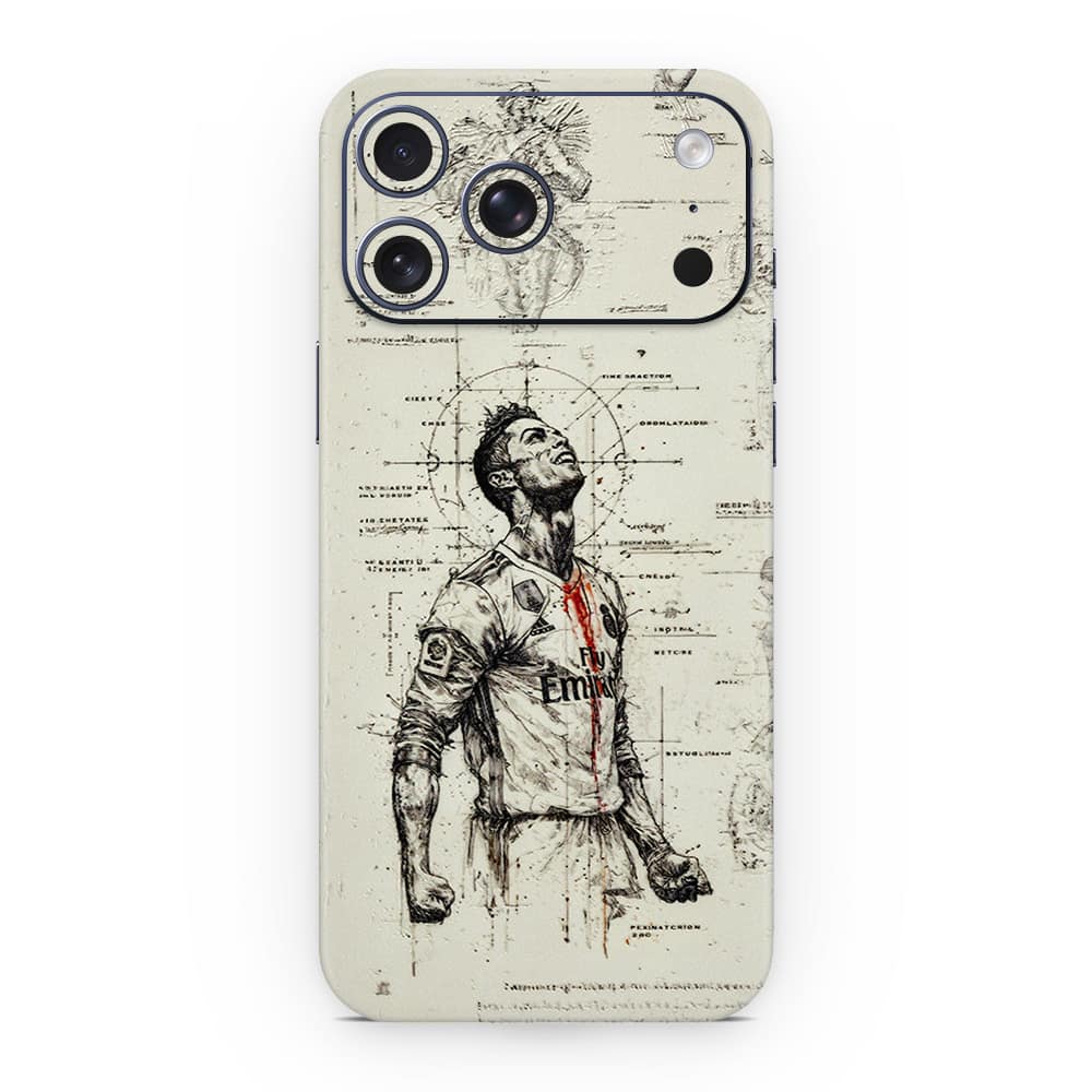Iphone 17 pro max ronaldo 3d skin wrapitskin