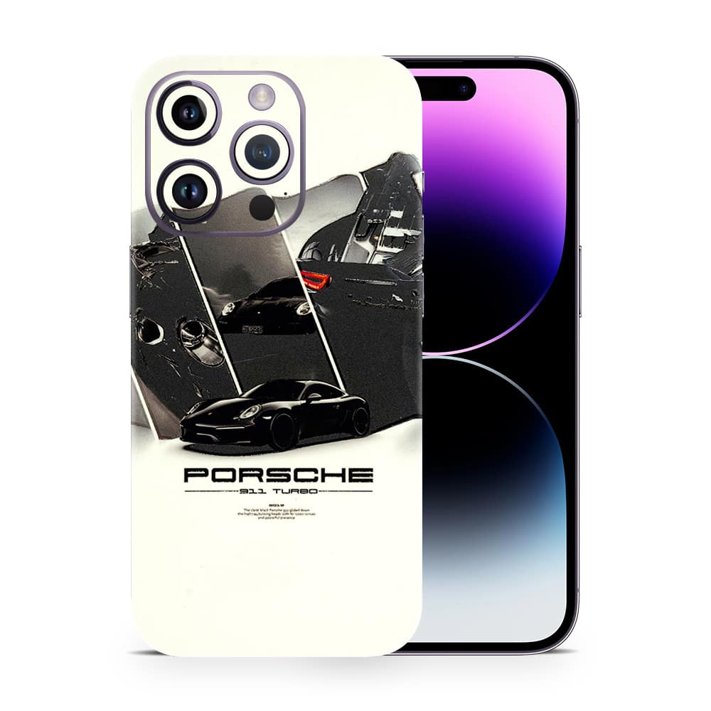 Iphone 14 pro max porsche 911 turbo 3d skin wrapitskin