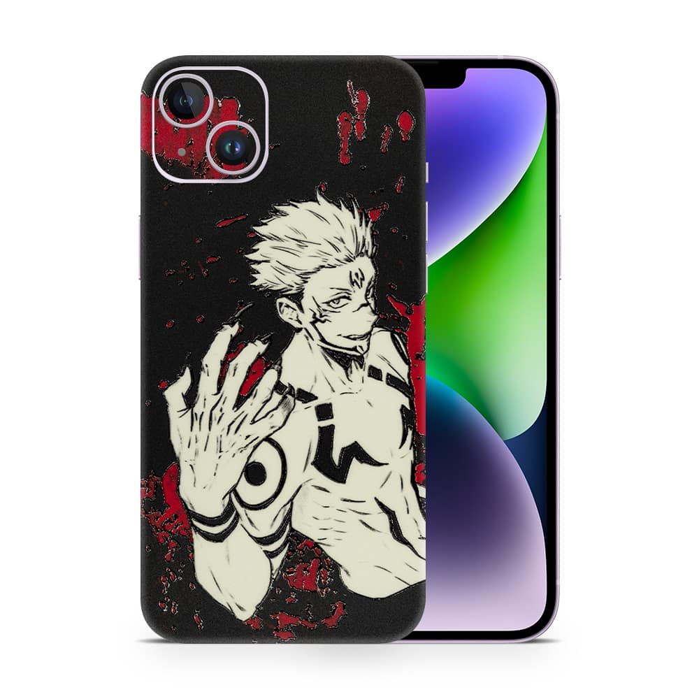 Iphone 14 plus ryomen sukuna 3d skin wrapitskin