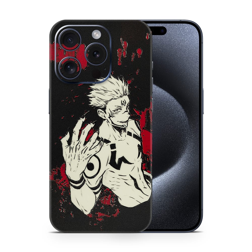 Iphone 15 pro ryomen sukuna 3d skin wrapitskin
