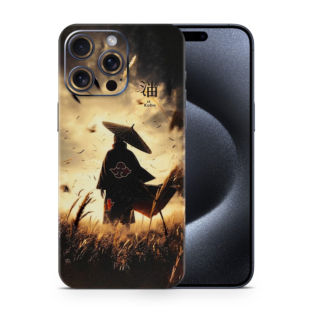 Iphone 15 pro max silent shinobi 3d skin wrapitskin