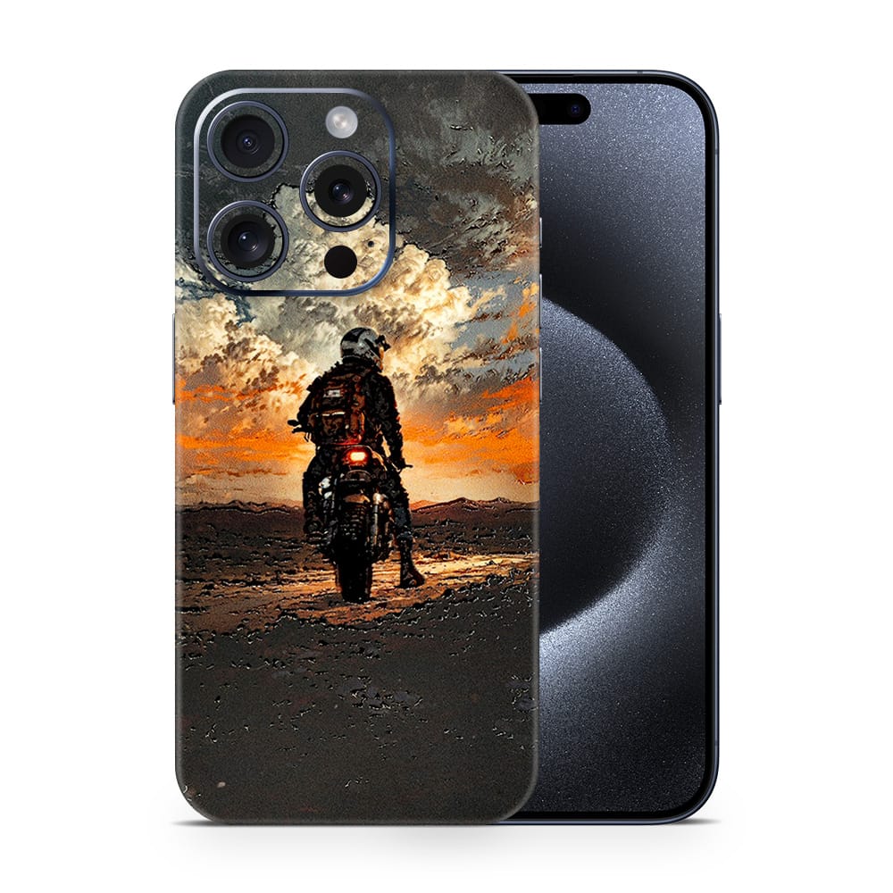 Iphone 15 pro rider 3d skin wrapitskin