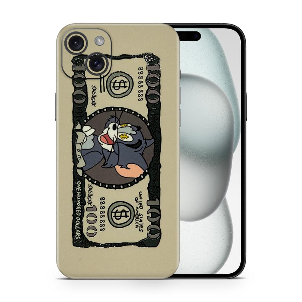 Iphone 15 tom dollar 3d skin wrapitskin