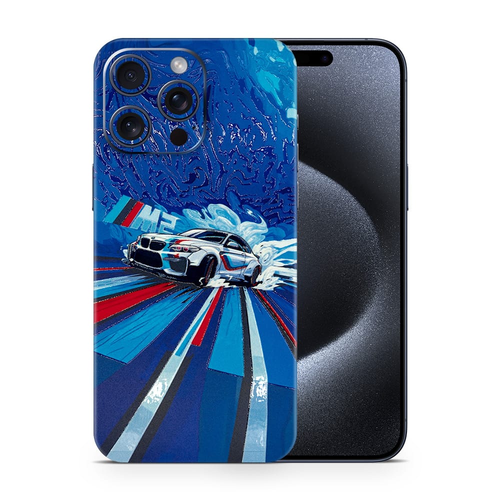 Iphone 15 pro max bmw m2 3d skin wrapitskin