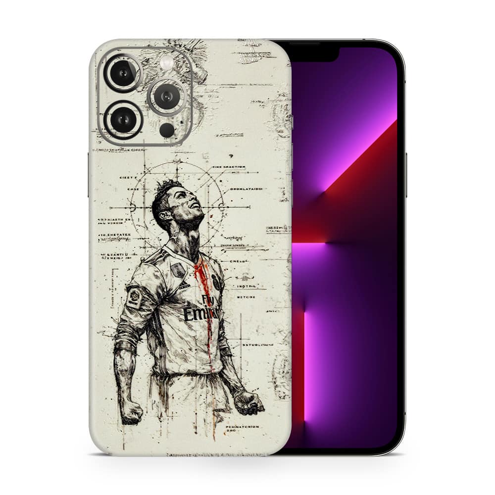 Iphone 13 pro max ronaldo 3d skin wrapitskin