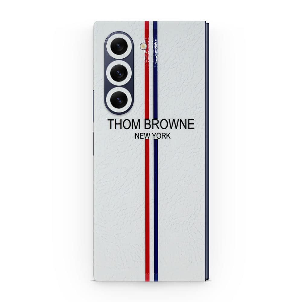 Thom Browne Fold Cover Samsung Galaxy Z Fold Thom Browne 3D Skin