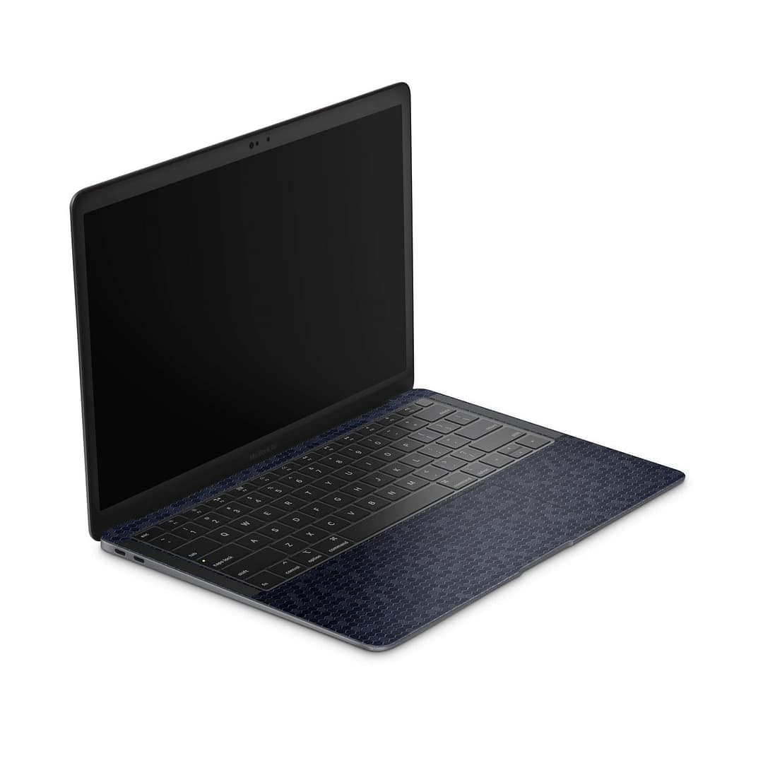 Macbook air 13'' (2018) honeycomb blue skin | wrapitskin