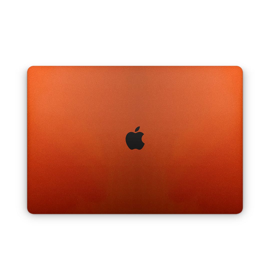 Macbook air 13'' (m1,2020) glossy fiery orange skin | wrapitskin