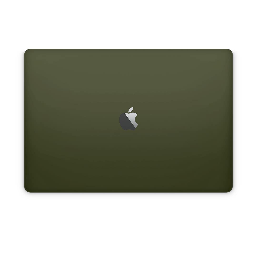 Macbook pro 15'' (2018-2019) matte military green skin | wrapitskin