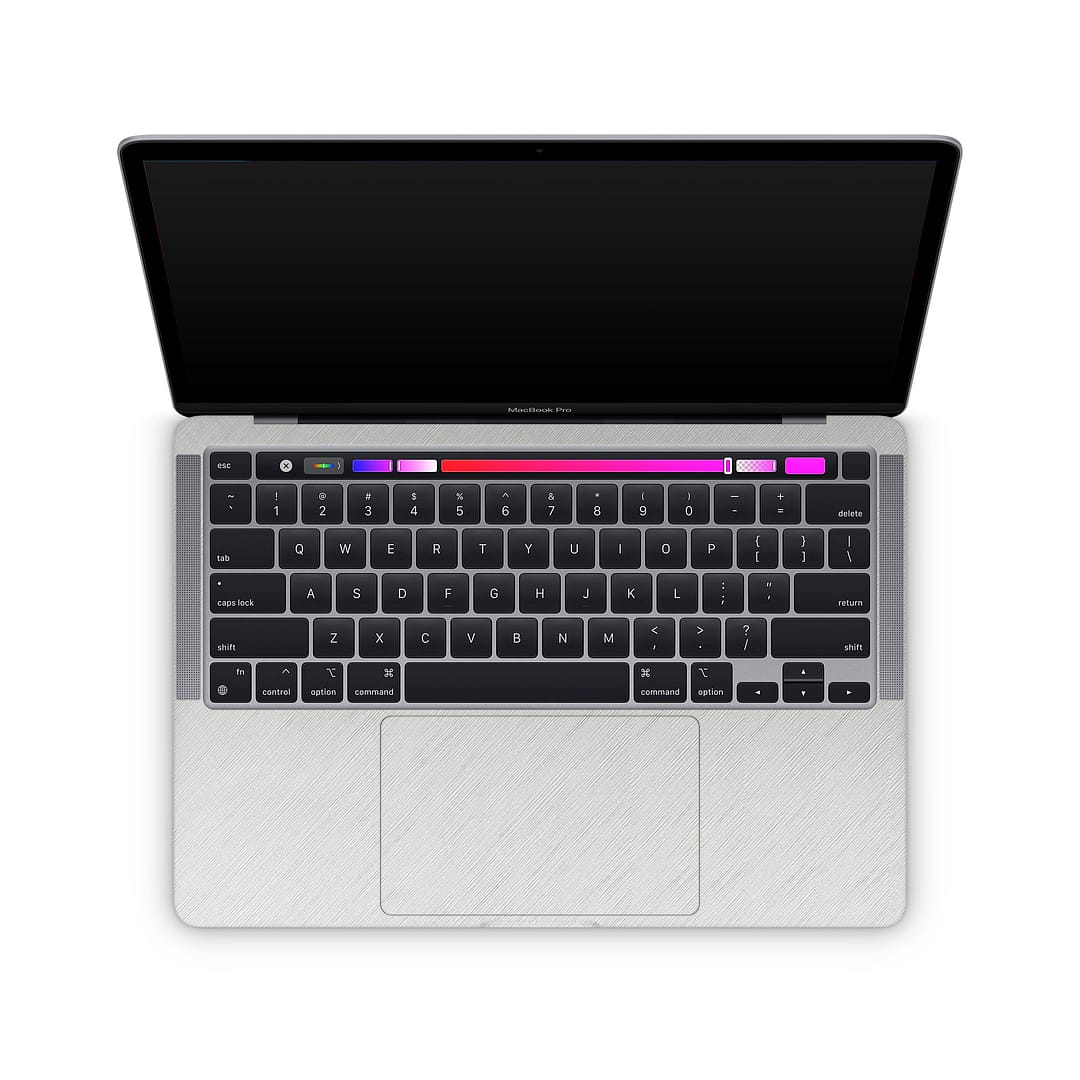 Macbook pro 13'' (m1 2020) cross metal white skin | wrapitskin