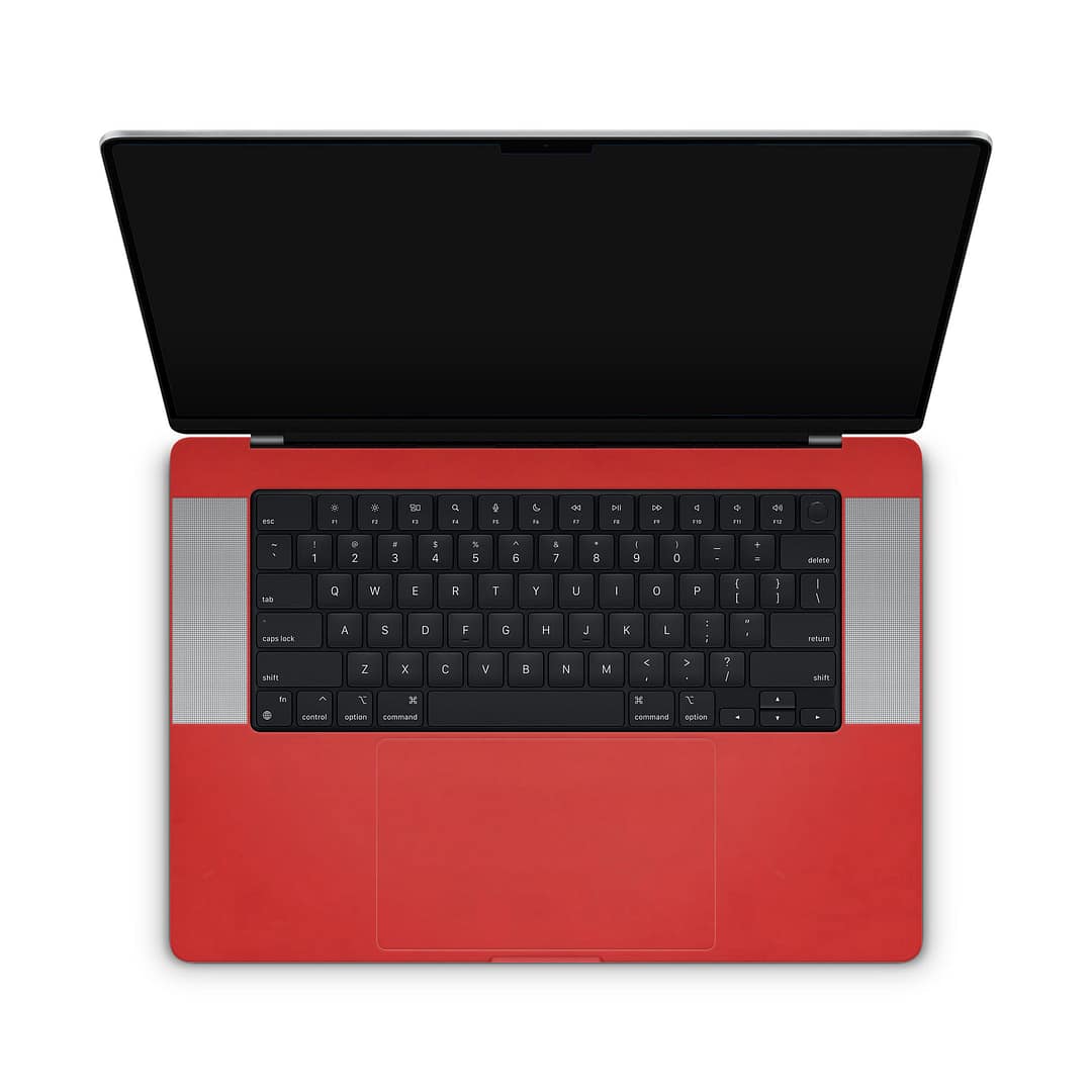 Macbook pro 16'' (m2,2023) matte red skin | wrapitskin