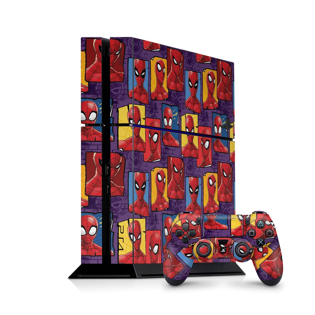 Playstation 4 spidey's world skin wrapitskin