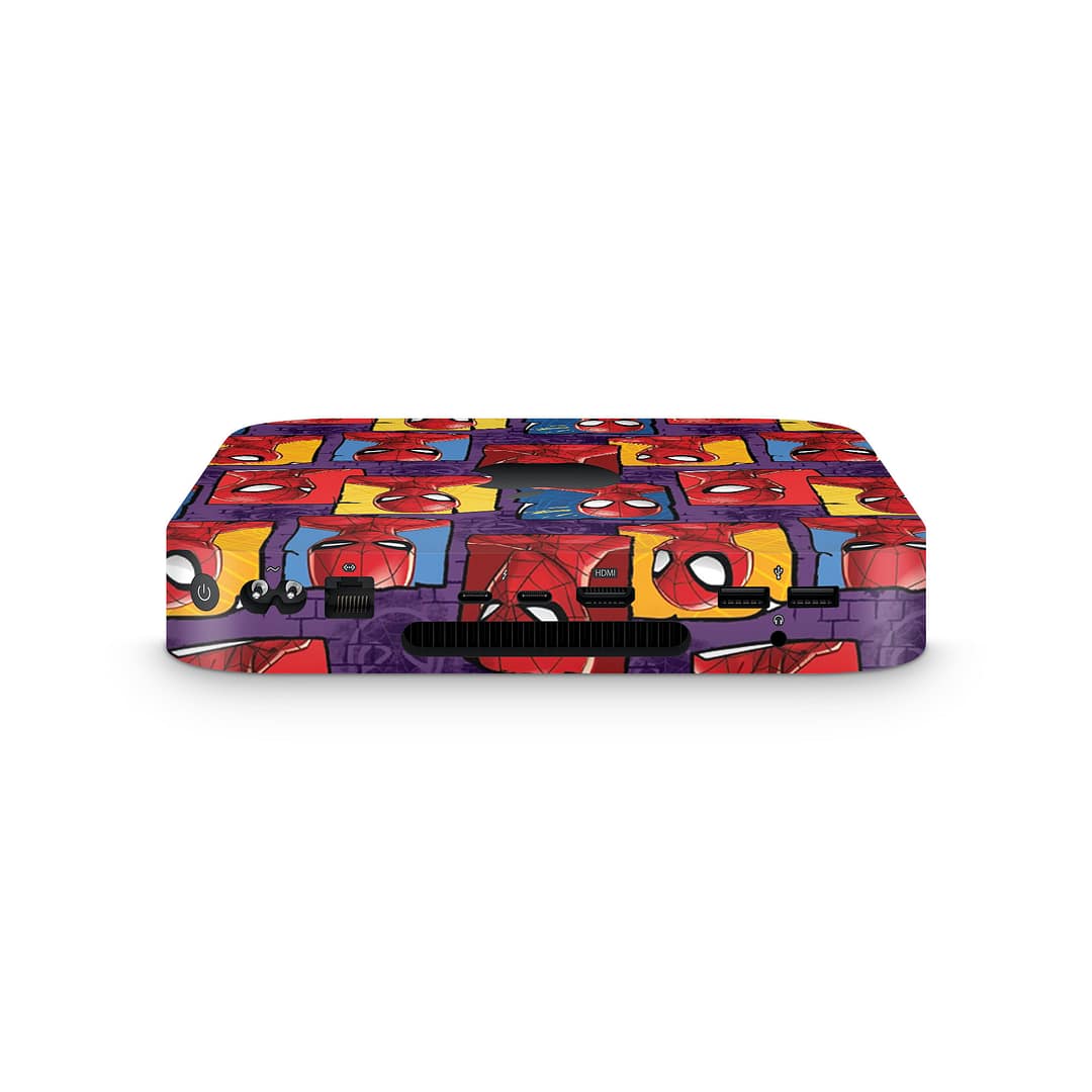 Mac mini m1 spidey's world skin | wrapitskin