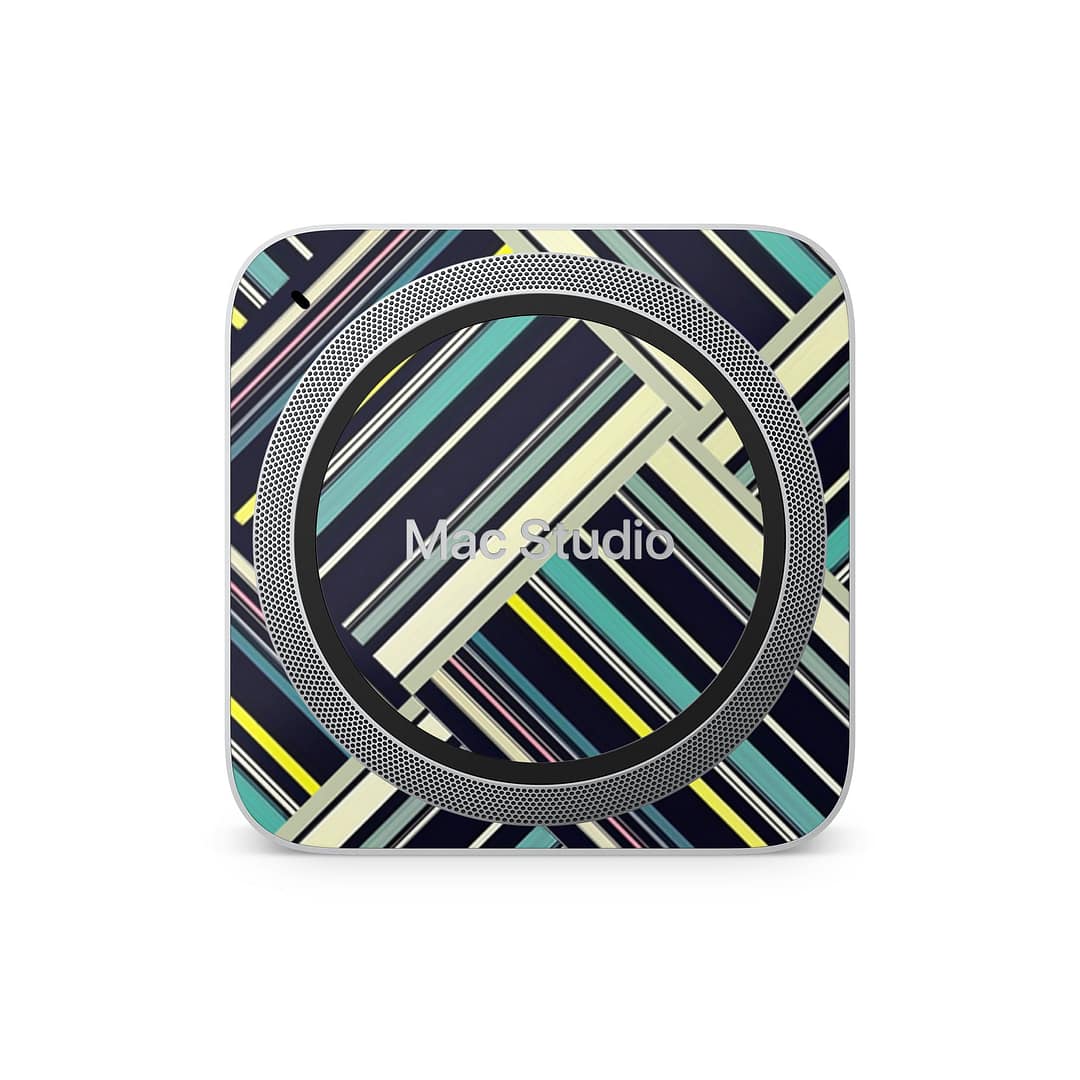 Mac studio striped abstract skin | wrapitskin