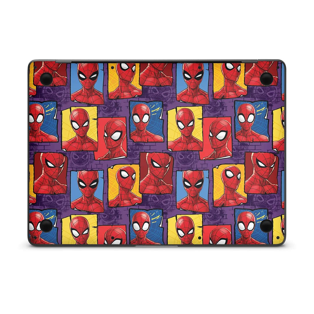 Macbook air 13'' (m1,2020) spidey's world skin | wrapitskin