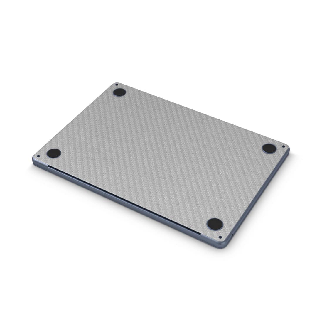Macbook air 13. 6'' m2 2022 carbon fiber gray skin | wrapitskin