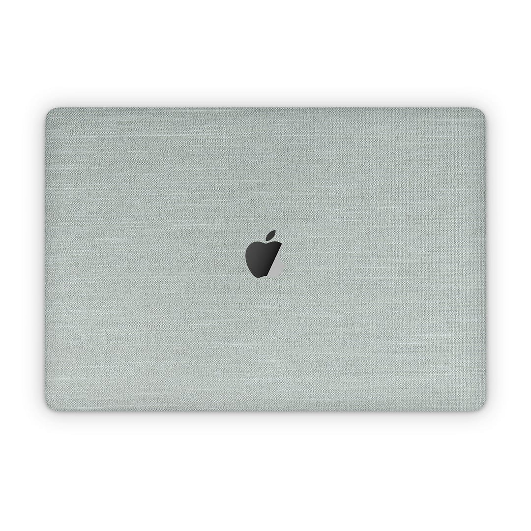 Macbook pro 15'' (2017) linen cyan skin | wrapitskin