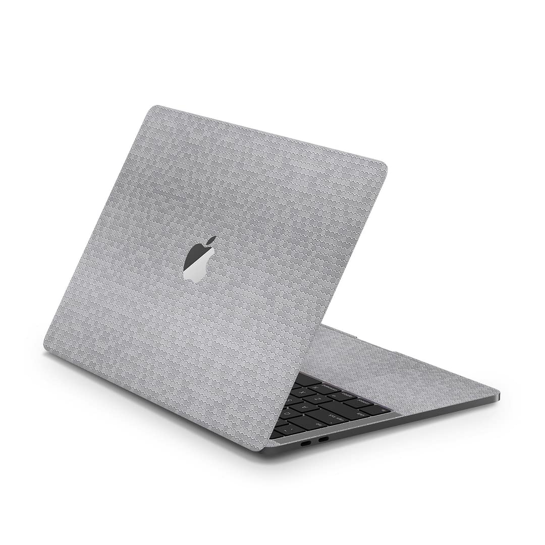 Macbook pro 13'' (touch bar,2018) honeycomb silver skin | wrapitskin
