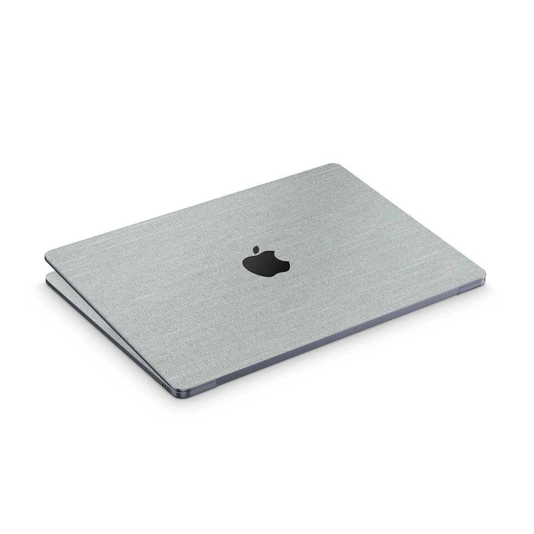 Macbook air 13. 6'' m2 2022 linen cyan skin | wrapitskin