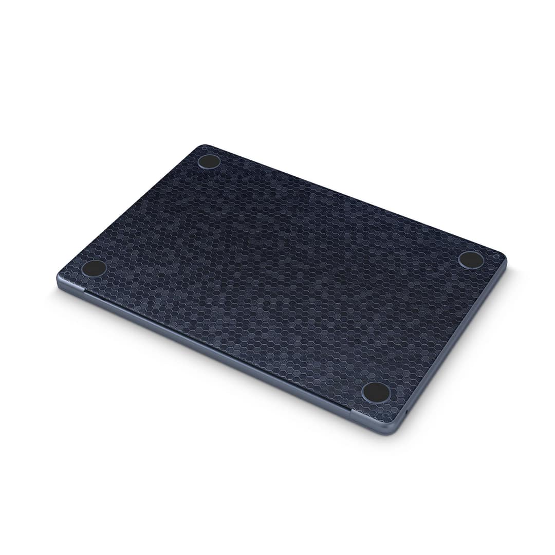 Macbook air 13. 6'' m2 2022 honeycomb blue skin | wrapitskin