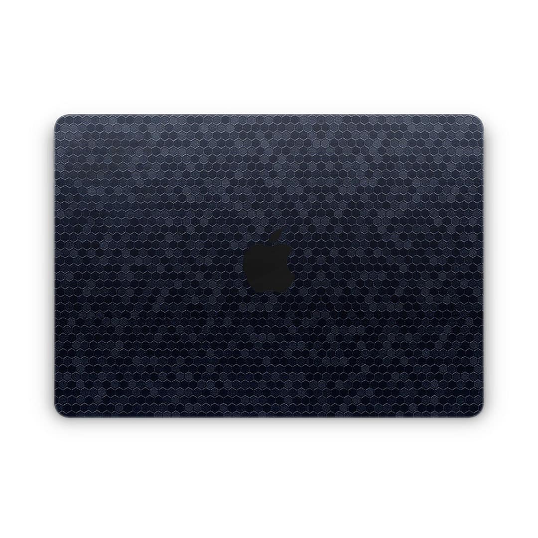 Macbook air 13. 6'' m2 2022 honeycomb blue skin | wrapitskin
