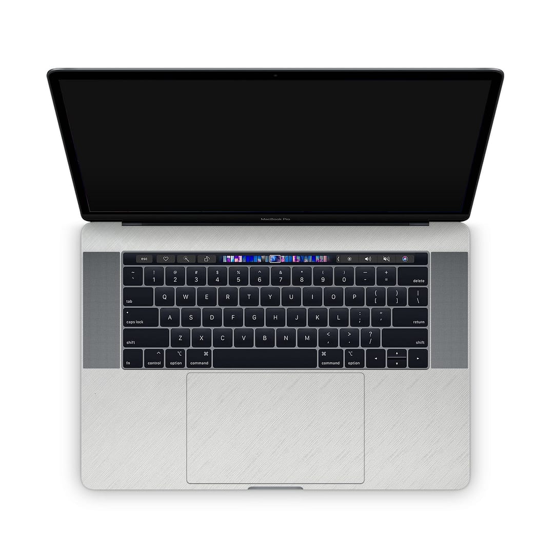 Macbook pro 15'' (2018-2019) cross metal white skin | wrapitskin