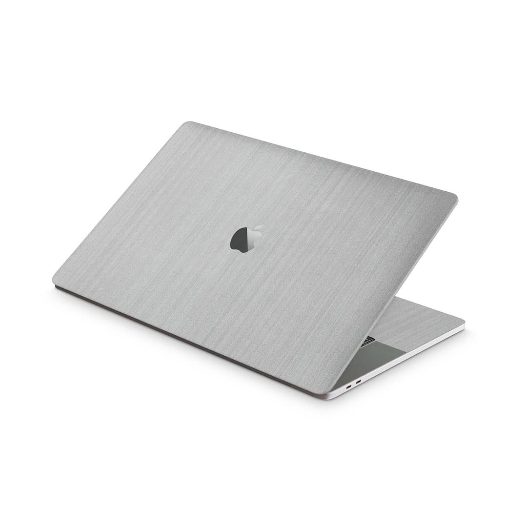 Macbook pro 15'' (2018-2019) brushed metal steel skin | wrapitskin