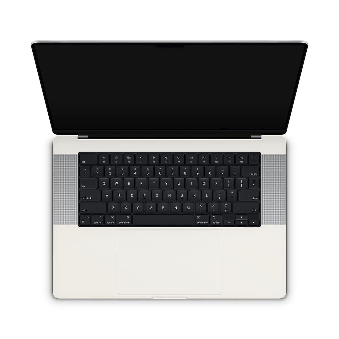 Macbook pro 16'' (m1,2021) pearl white skin | wrapitskin