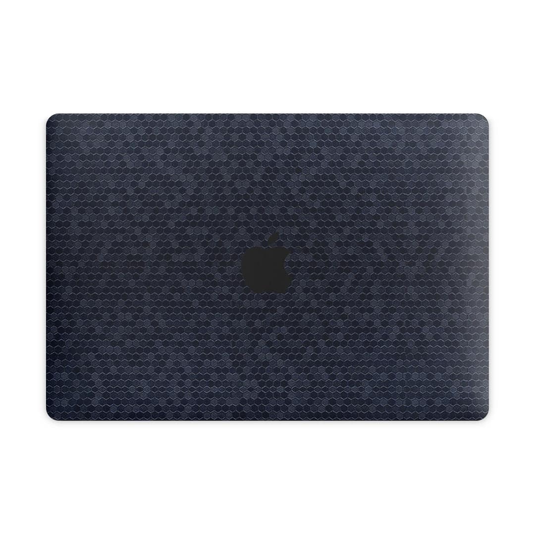 Macbook pro 13'' (touch bar,2018) honeycomb blue skin | wrapitskin