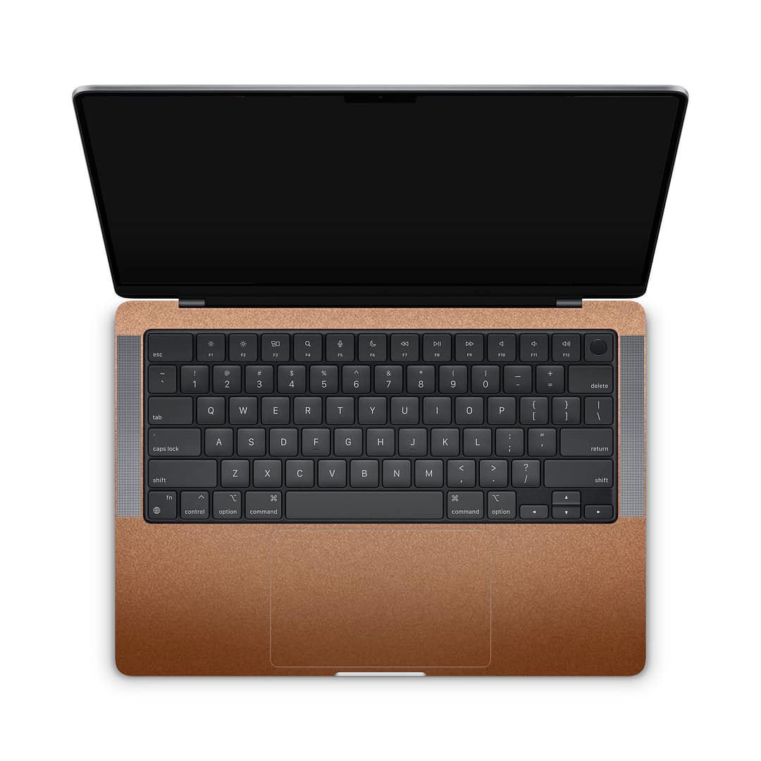 Macbook pro 14'' (2021) matte copper metallic skin | wrapitskin
