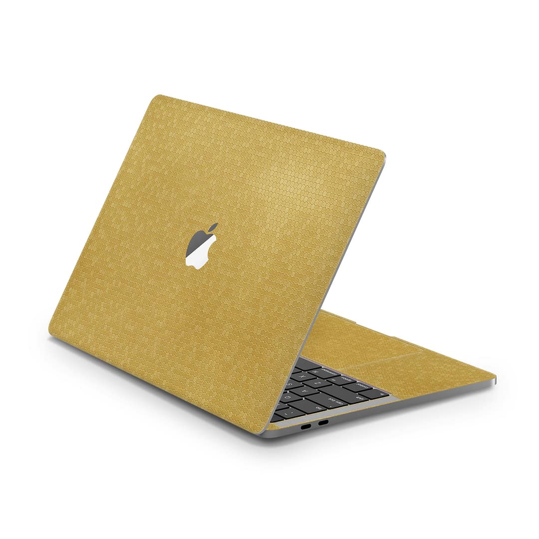 Macbook pro 13'' (2016-2018) honeycomb gold skin | wrapitskin