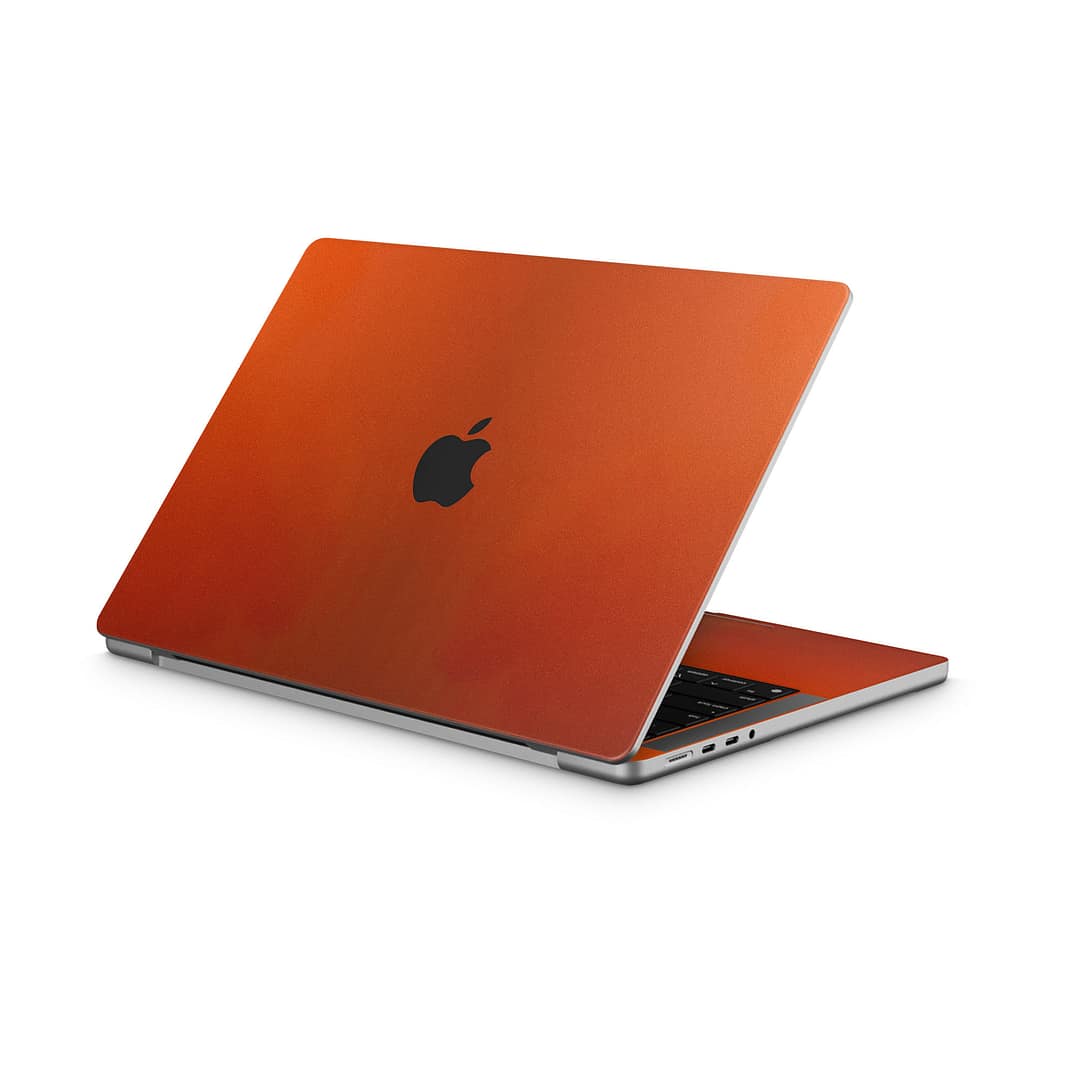 Macbook pro 14'' (2021) glossy fiery orange skin | wrapitskin