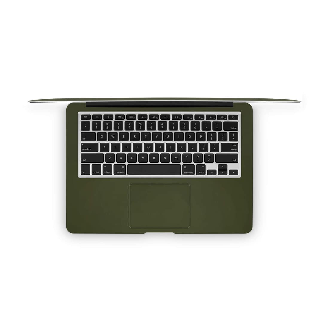 Macbook air 13'' (2010-2017) matte military green skin | wrapitskin