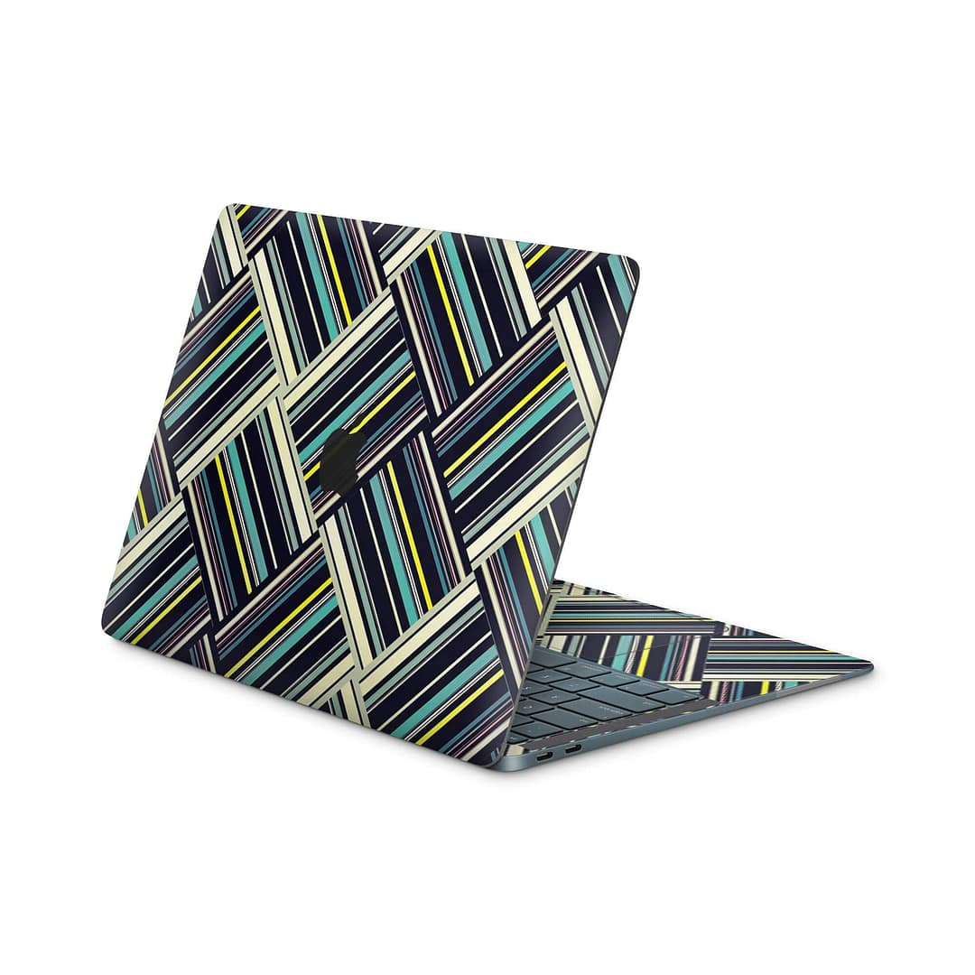 Macbook air 13'' (2018) striped abstract skin | wrapitskin