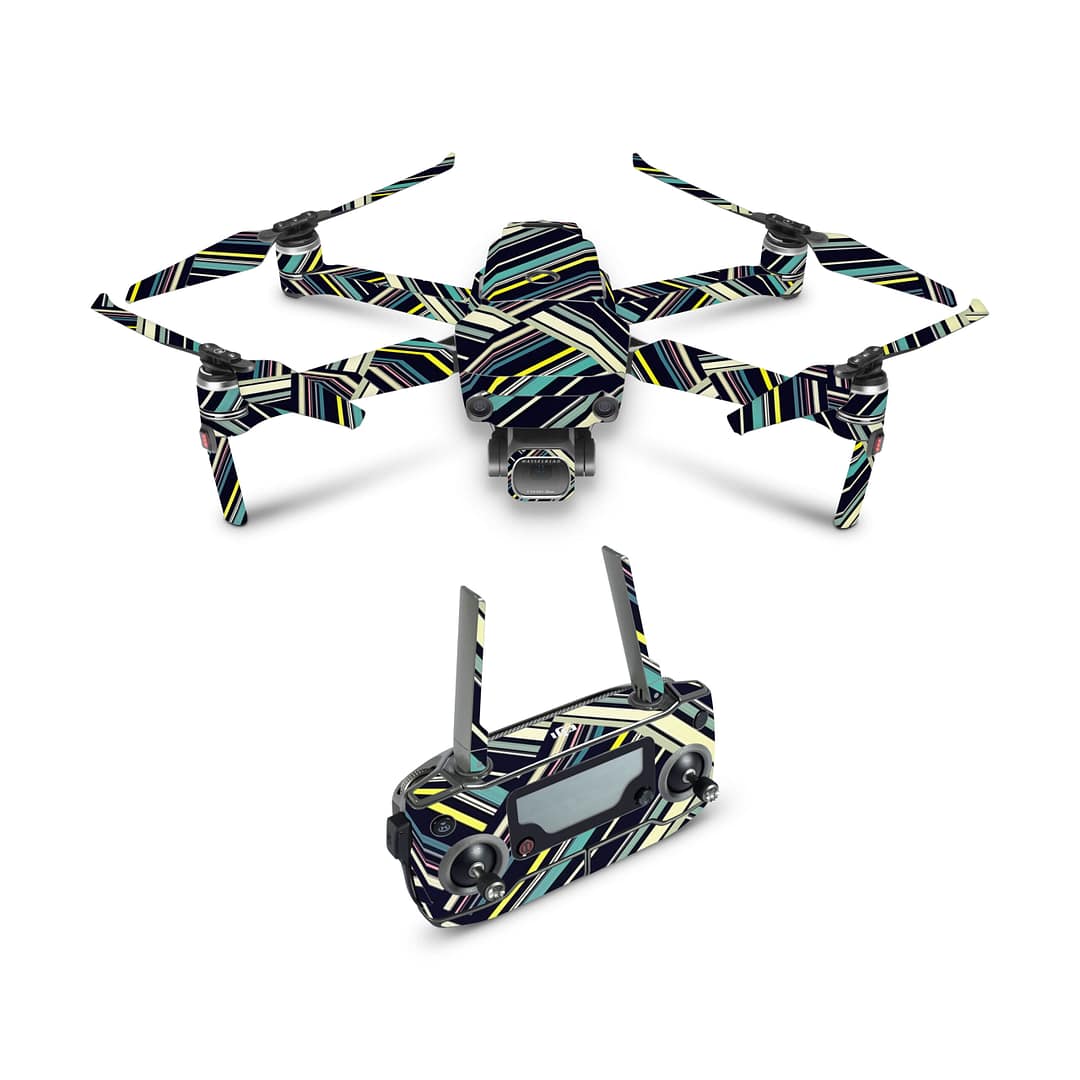 Dji mavic 2 pro striped abstract skin | wrapitskin
