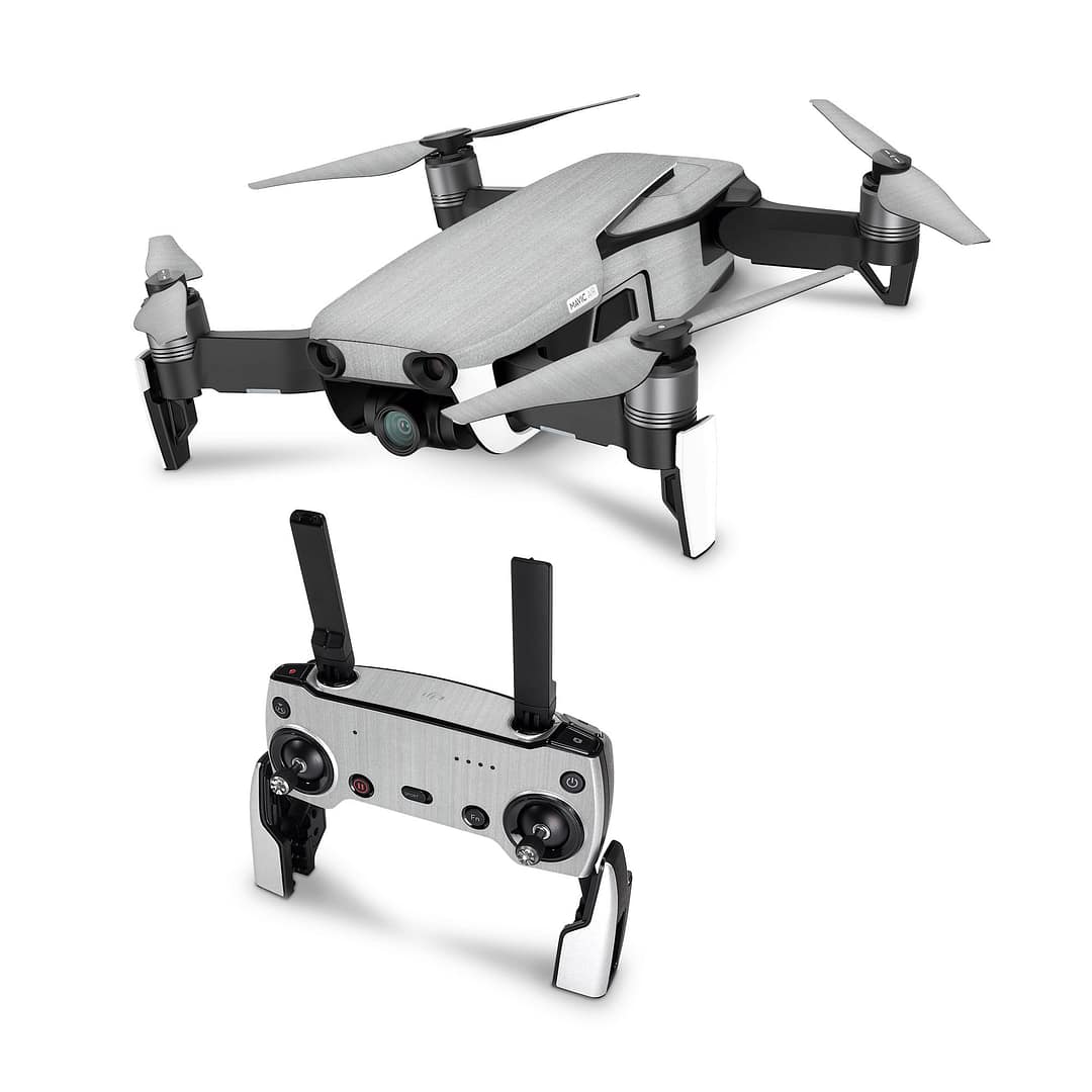 Dji mavic air brushed metal steel skin | wrapitskin