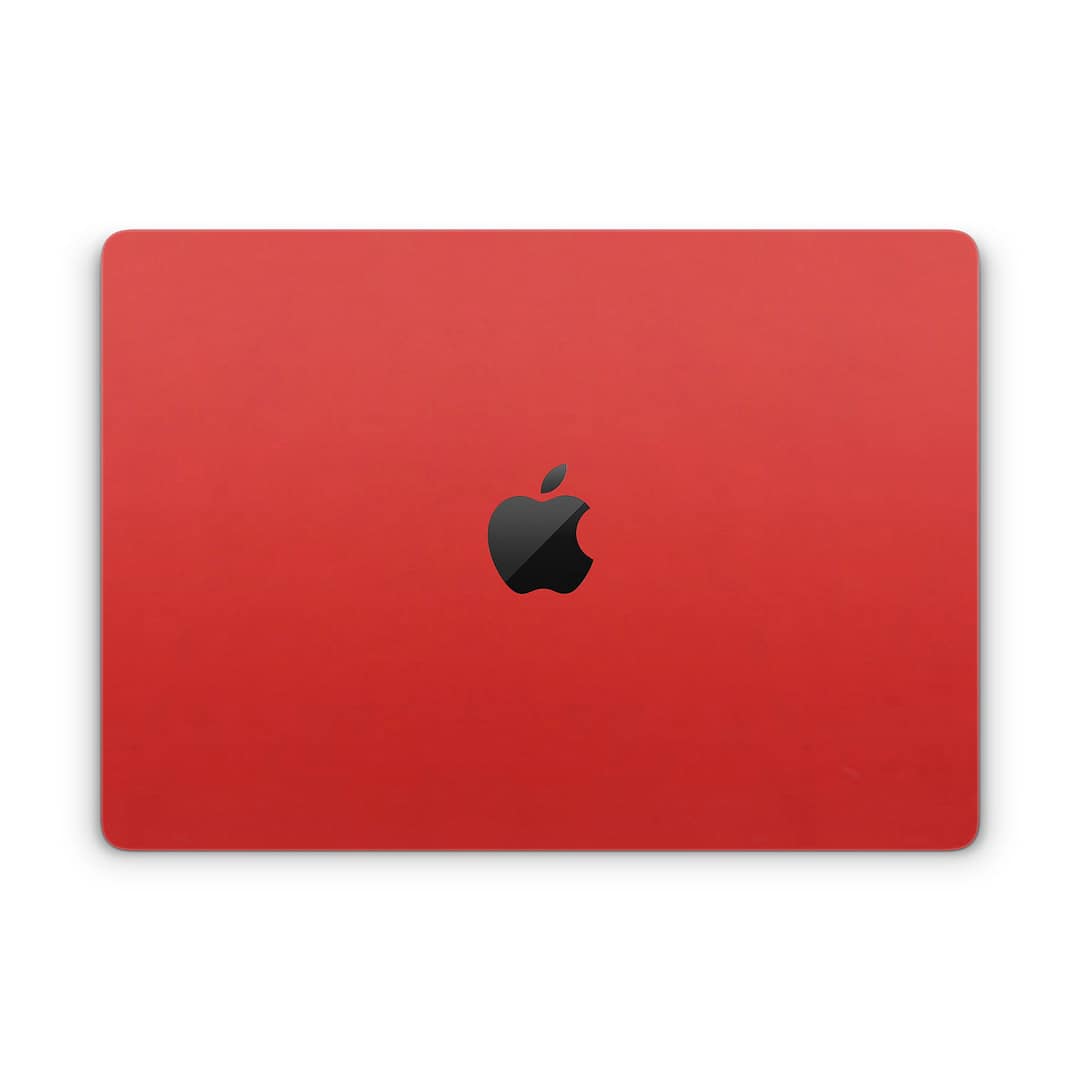 Macbook pro 14'' (2021) matte red skin | wrapitskin