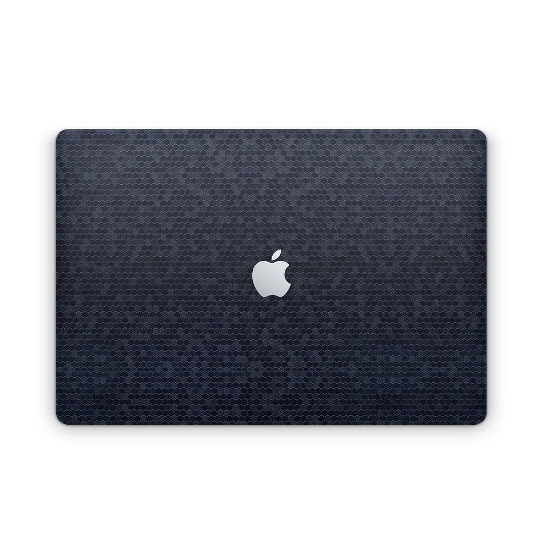 Macbook pro 16'' (touch bar,2019) honeycomb blue skin | wrapitskin