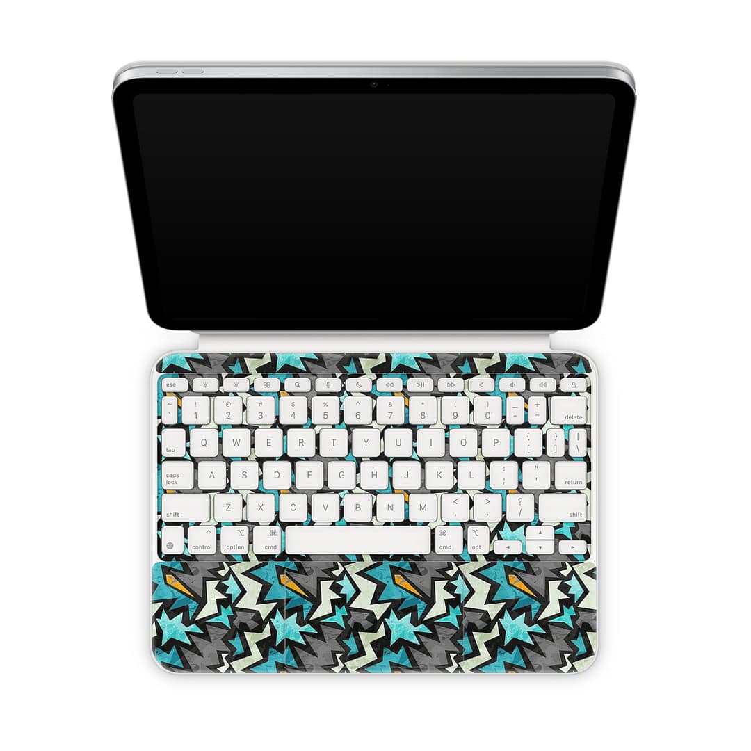 Magic keyboard ipad 10. 9'' gen 10 graffiti harmony skin | wrapitskin