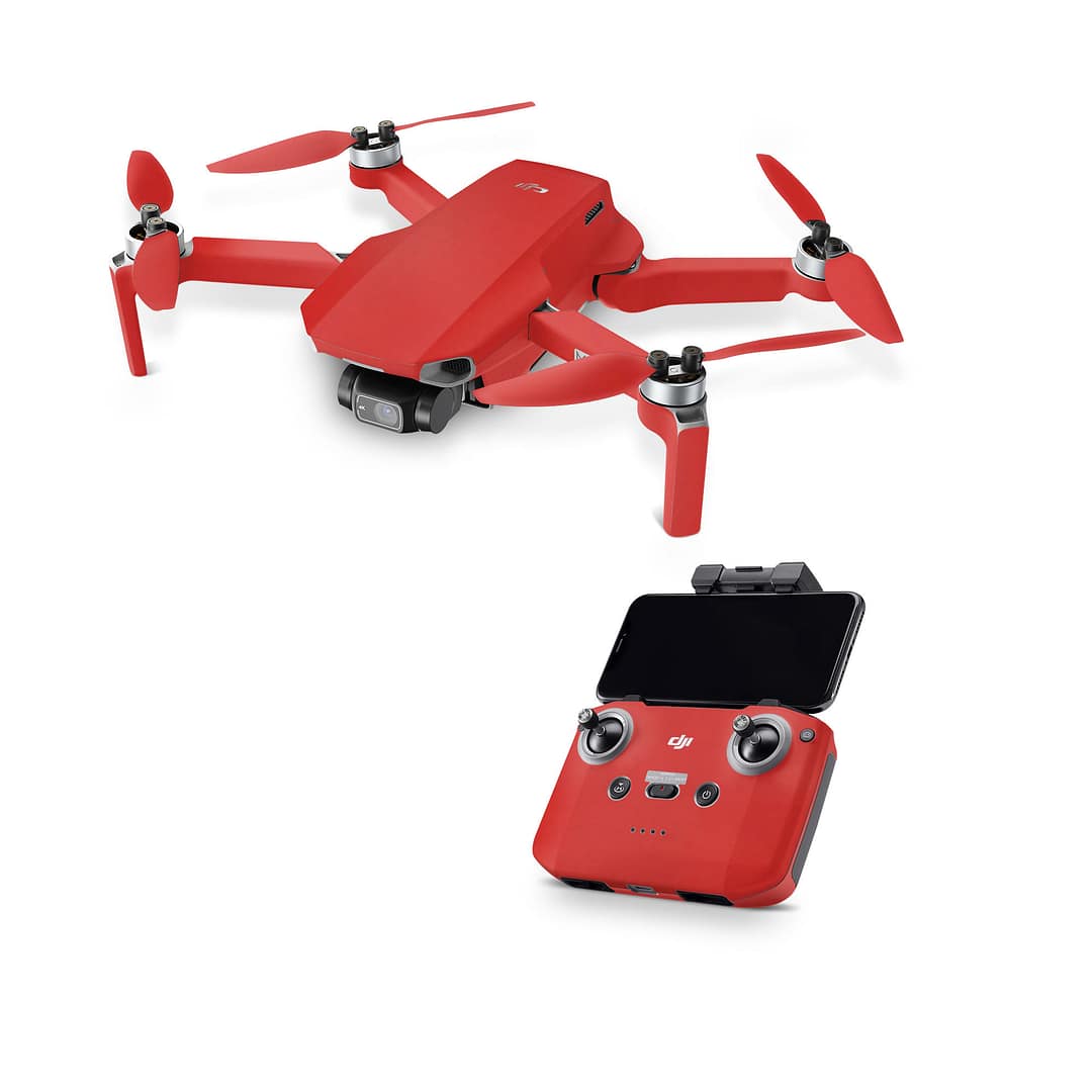 Dji mavic mini 2 matte red skin | wrapitskin