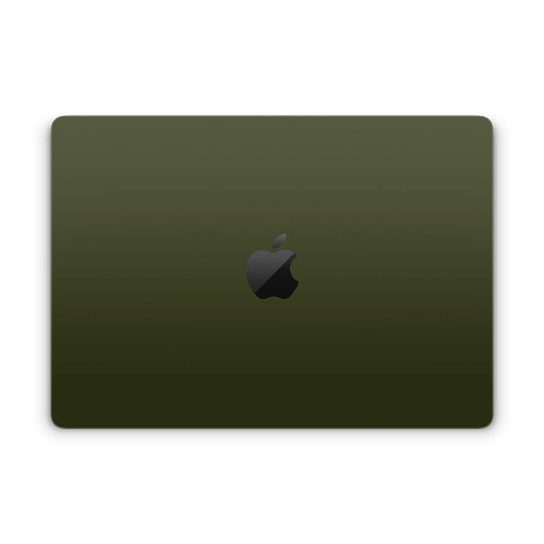 Macbook pro 14'' (2021) matte military green skin | wrapitskin