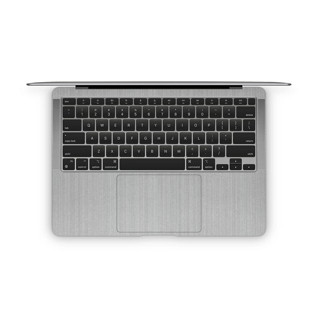 Macbook air 13'' (m1,2020) brushed metal steel skin | wrapitskin