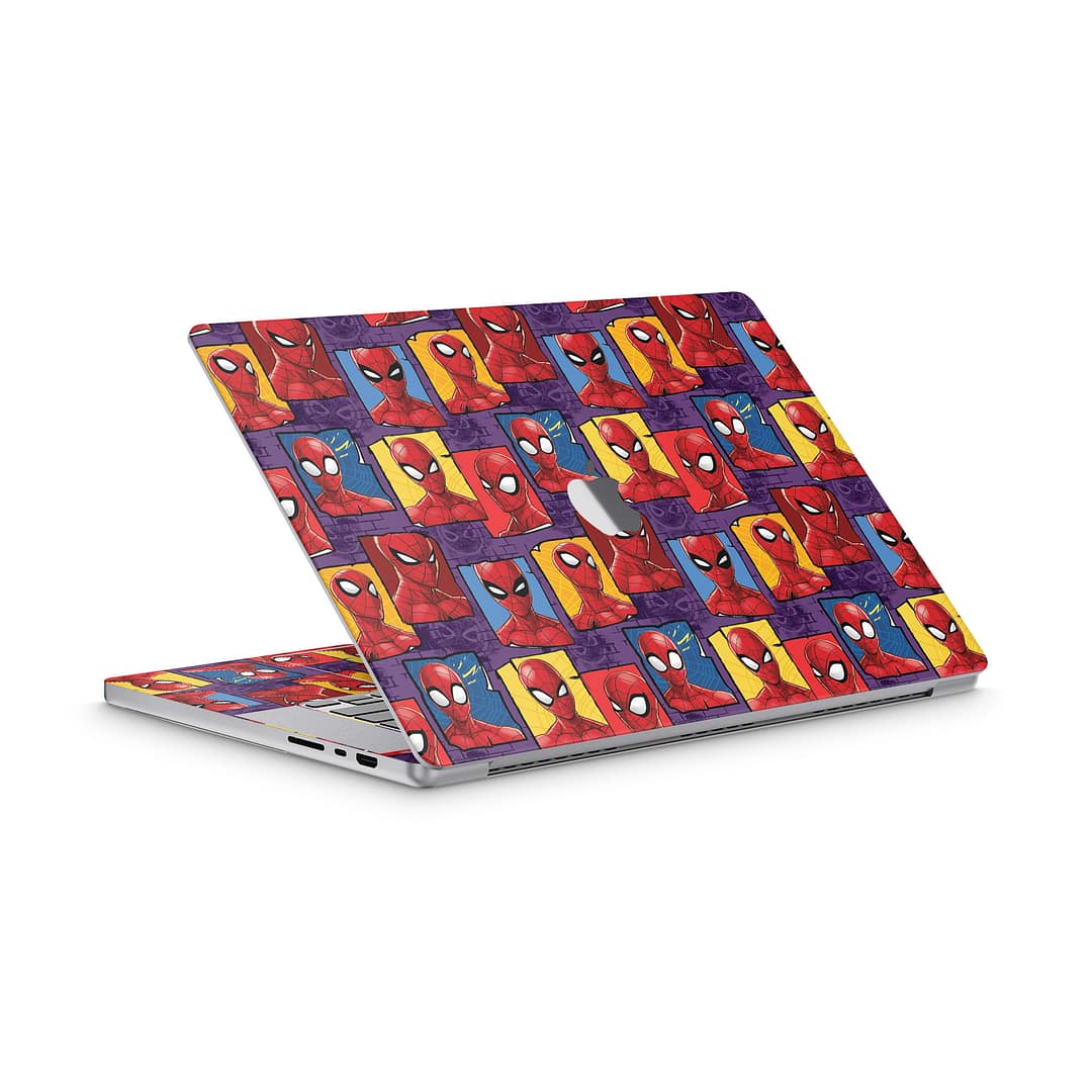 Macbook pro 16'' (m2,2023) spidey's world skin | wrapitskin