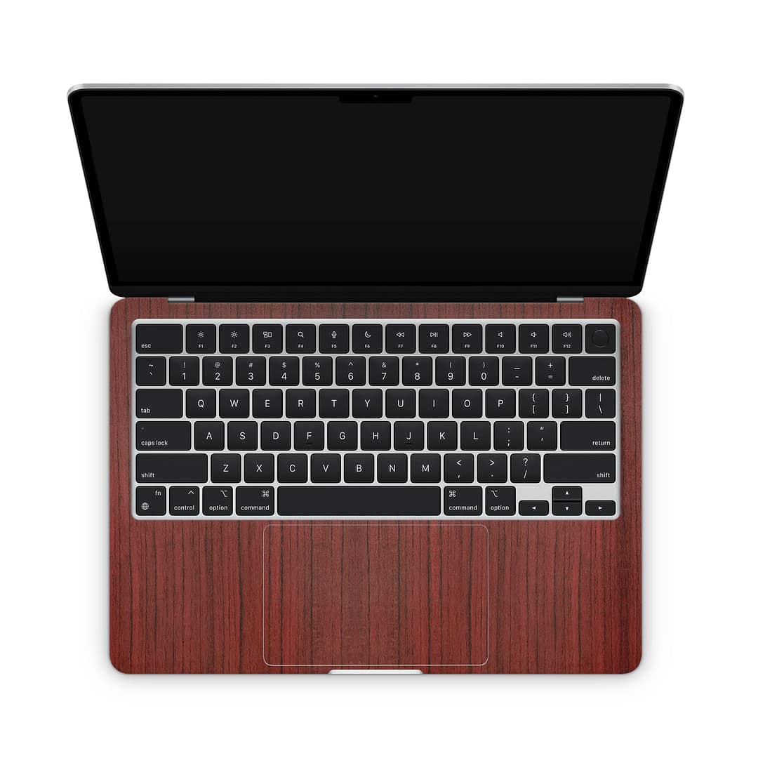 Macbook air 13. 6'' m2 2022 padauk wood skin | wrapitskin