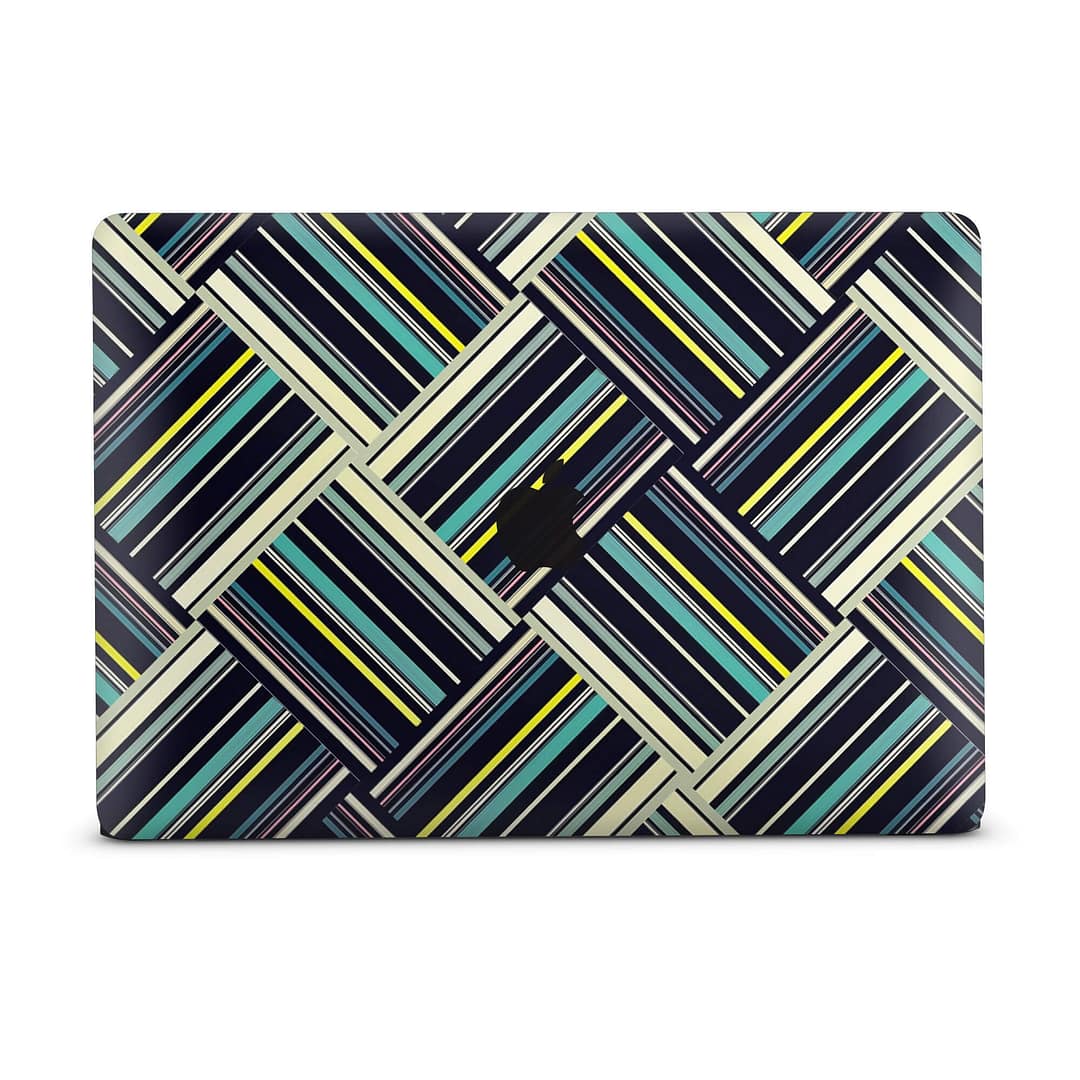 Macbook air 13'' (2018) striped abstract skin | wrapitskin