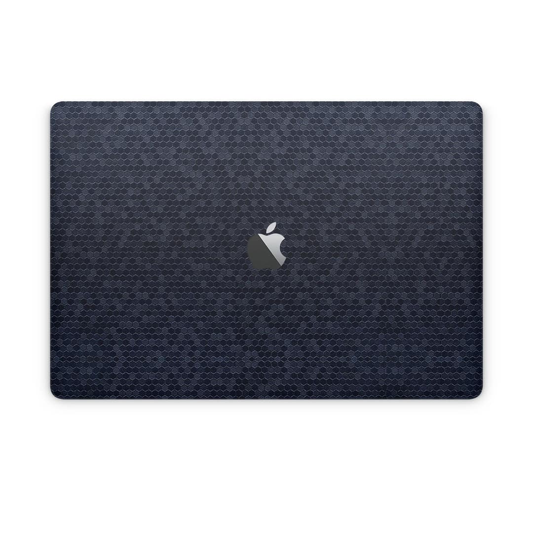 Macbook pro 15'' (2018-2019) honeycomb blue skin | wrapitskin