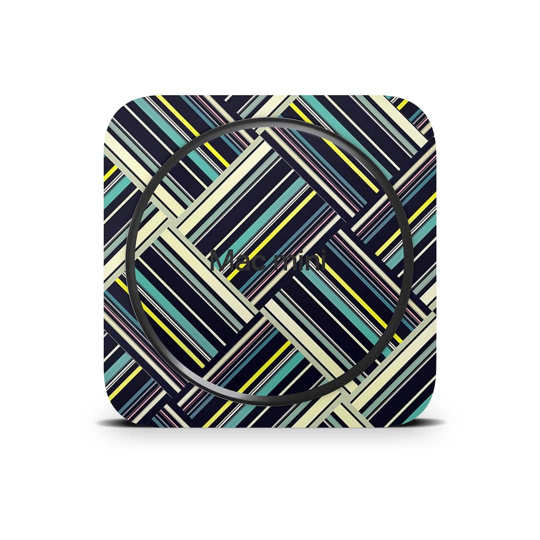 Mac mini m2 striped abstract skin | wrapitskin