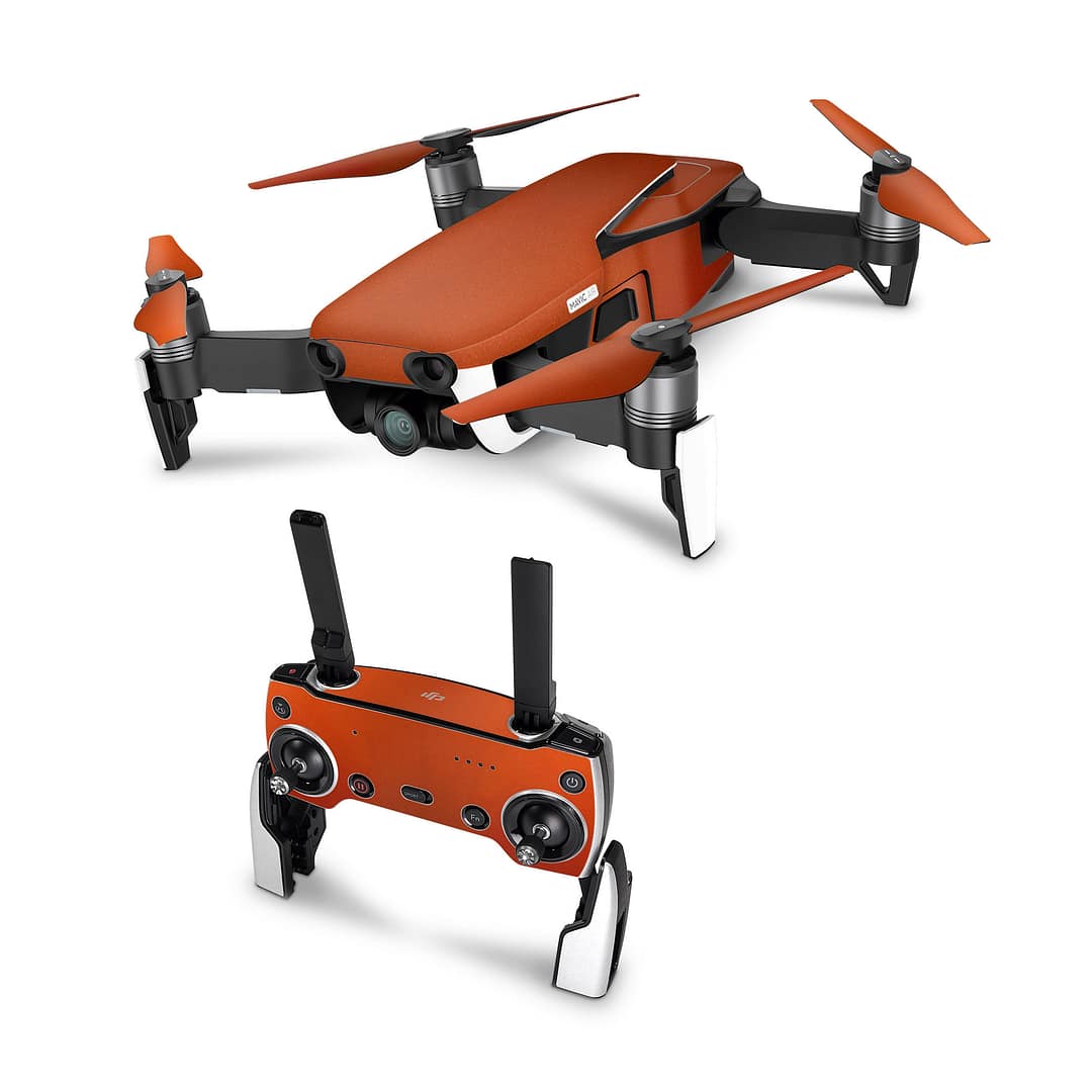 Dji mavic air glossy fiery orange skin | wrapitskin